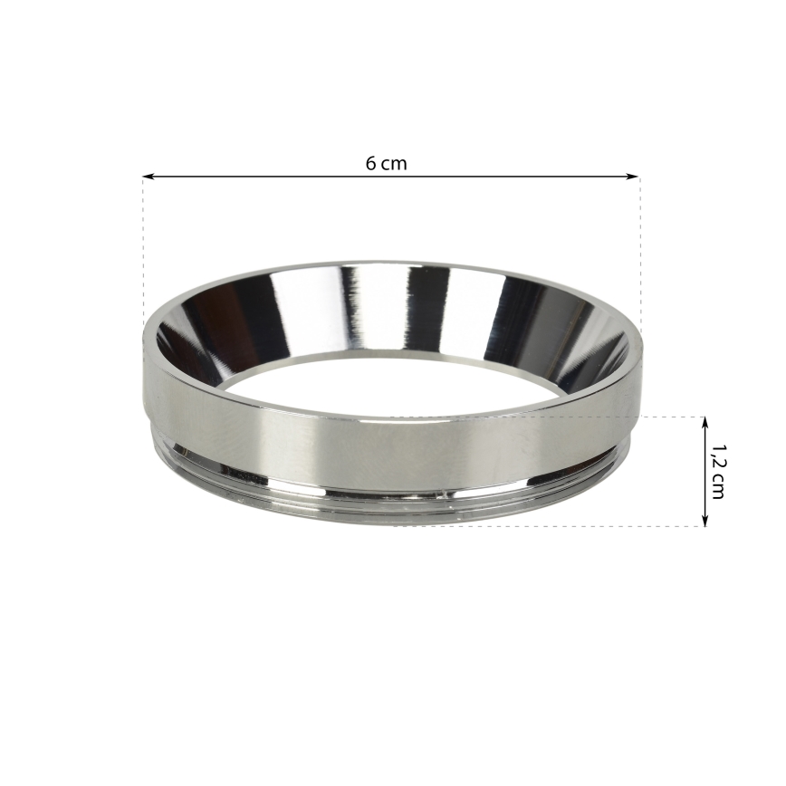 Papildu gredzens RING spīdīgi hromēts lampām MICA