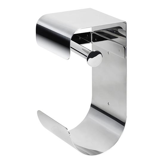 Papīra turētājs 12,5x26 cm no nerūsējošā tērauda/sudraba