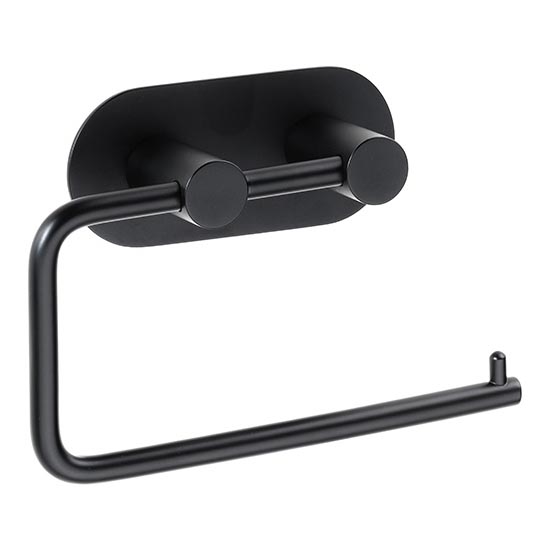 Papīra turētājs 14,5x10 cm nerūsējošais tērauds/melns