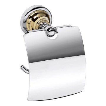 Papīra turētājs 14x15 cm sudraba/zelta