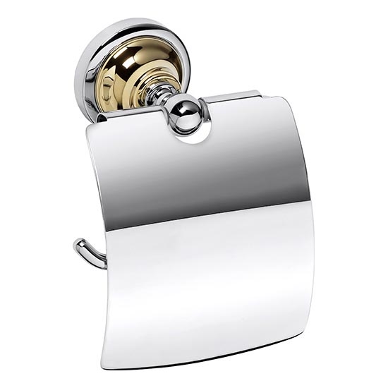 Papīra turētājs 14x15 cm sudraba/zelta