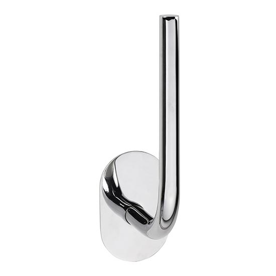 Papīra turētājs 4,5x18 cm, no nerūsējošā tērauda / sudraba