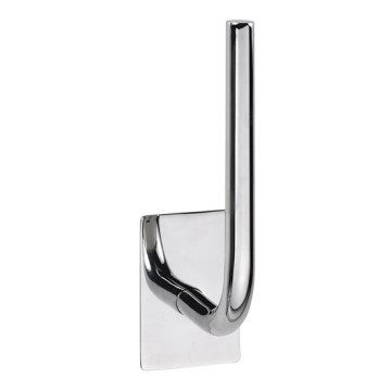 Papīra turētājs 4,5×18 cm, nerūsējošais tērauds/sudraba