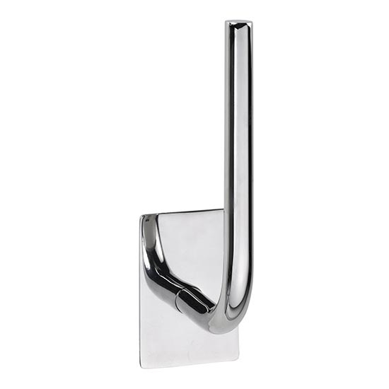 Papīra turētājs 4,5×18 cm, nerūsējošais tērauds/sudraba