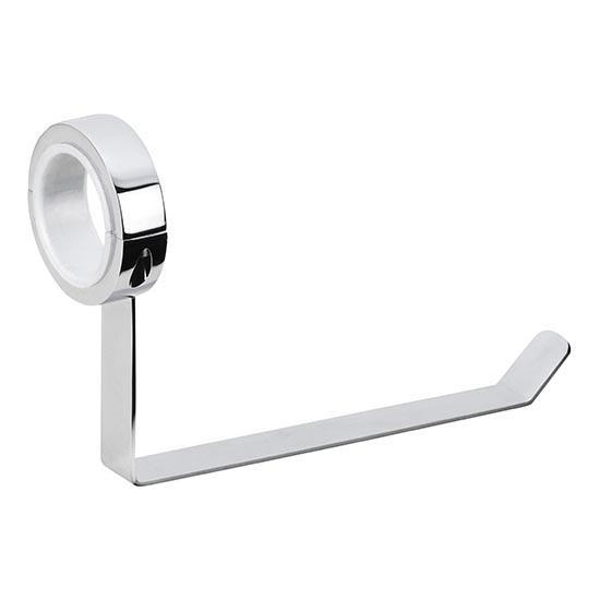 Papīra turētājs 4,7x9,6 cm nerūsējošā tērauda/sudraba