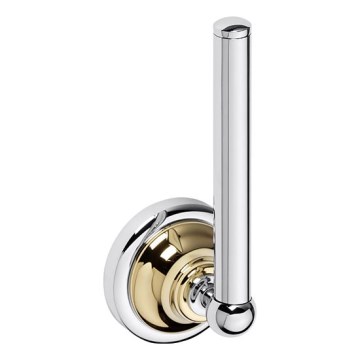 Papīra turētājs 6,5x17 cm sudraba/zelta