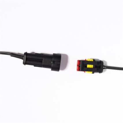 Paplašināma LED āra virtene FELICIA FILAMENT 20xE10, 14 m, balta/siltā balta, IP44, ražots Čehijā