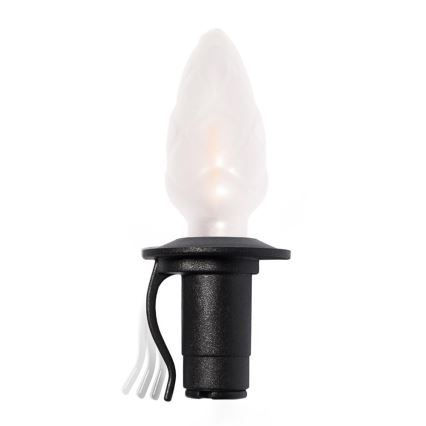 Paplašināma LED āra virtene CONE FILAMENT 20xE10 14m krāsaina/siltā balta IP44, Ražots Čehijā