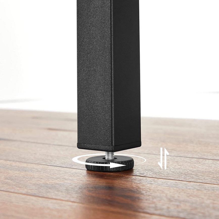 Paplašināms ēdamgalds ELDUR brūns/melns