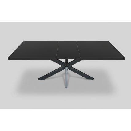 Paplašināms ēdamgalds SAMLE 150/190x80 cm melns