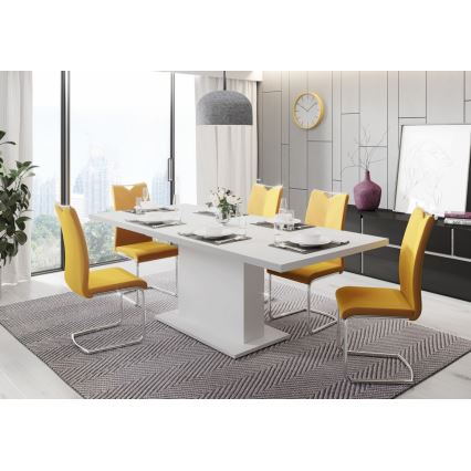 Paplašināms ēdamgalds STRAP 160/200 x 90 cm balts