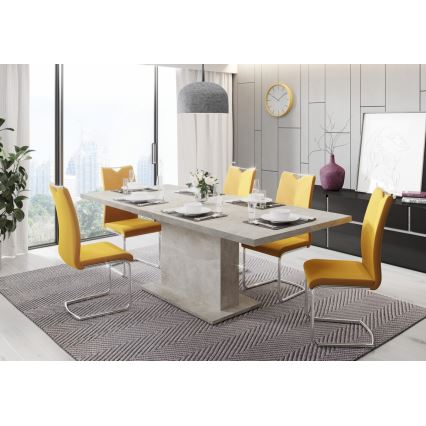 Paplašināms ēdamgalds STRAP betona pelēks