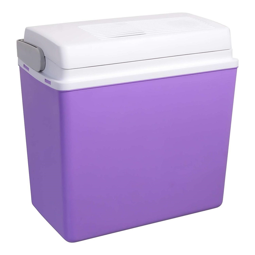 Pārnēsājama aukstuma kaste 23 l 55W/12V/230V violeta/balta