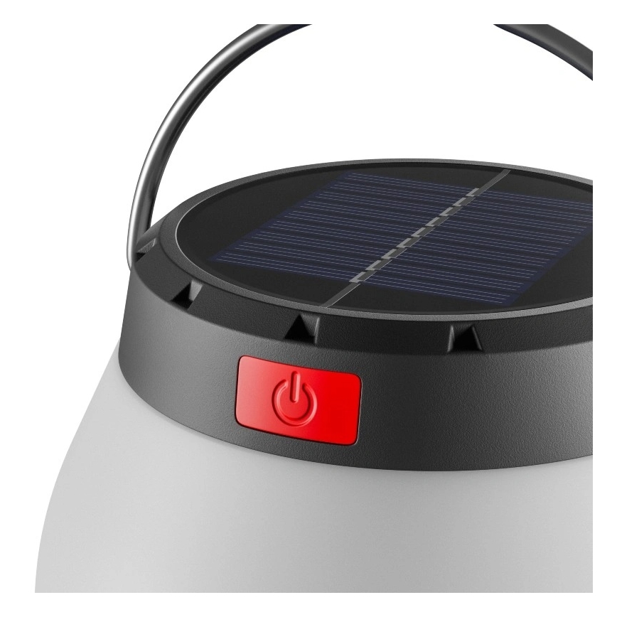 Pārnēsājama LED lampa ar regulējamu spilgtumu un saules uzlādi LUMINA ORB LED/5V 800 mAh