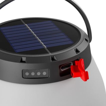 Pārnēsājama LED lampa ar regulējamu spilgtumu un saules uzlādi LUMINA ORB LED/5V 800 mAh