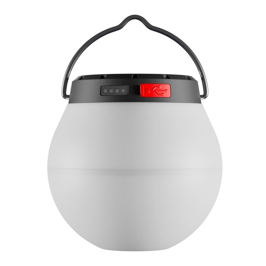 Pārnēsājama LED lampa ar regulējamu spilgtumu un saules uzlādi LUMINA ORB LED/5V 800 mAh