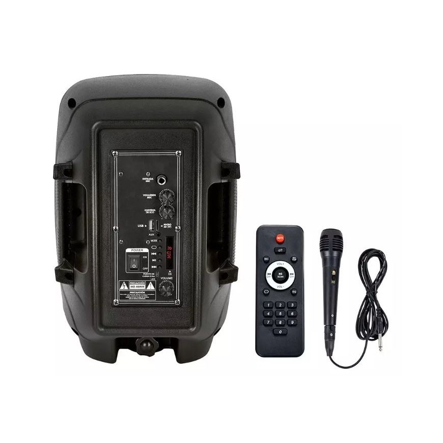 Pārnēsājams Bluetooth skaļrunis ar mikrofonu 35W/3,7V LED RGB + TP