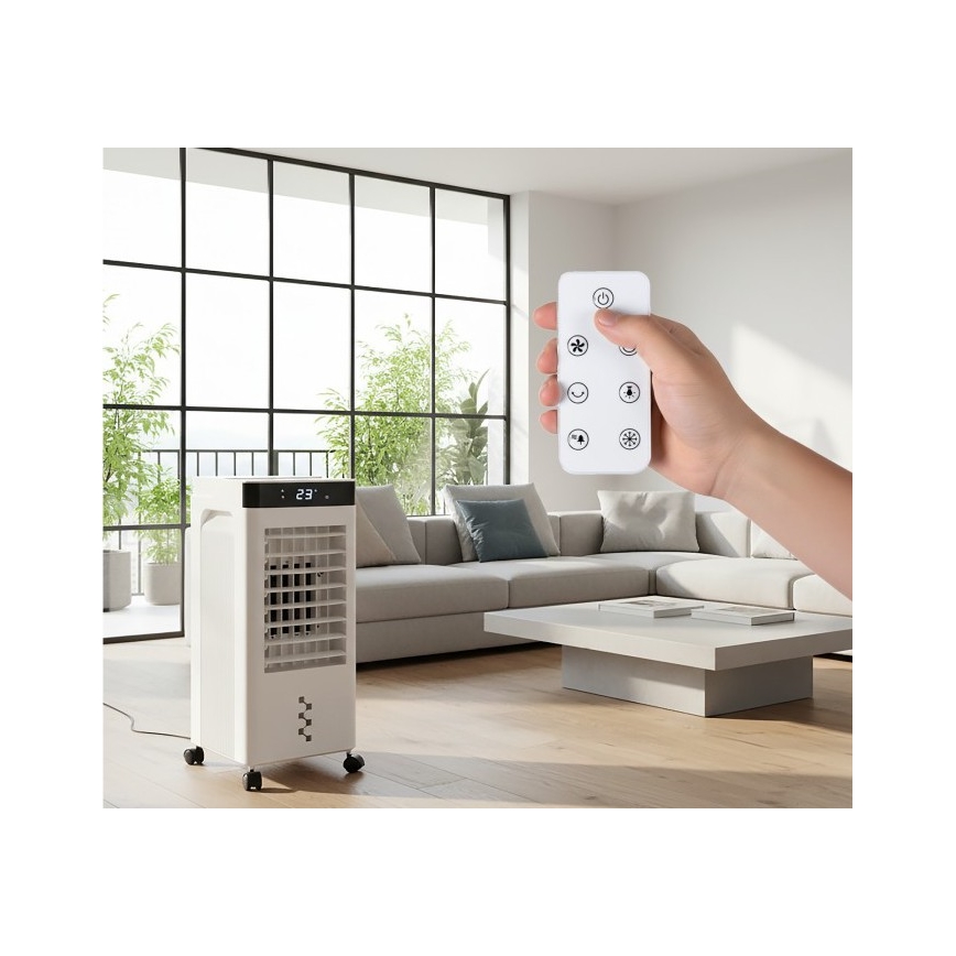 Pārnēsājams gaisa dzesētājs VIENTO COOL 65W/230V balts + tālvadības pults