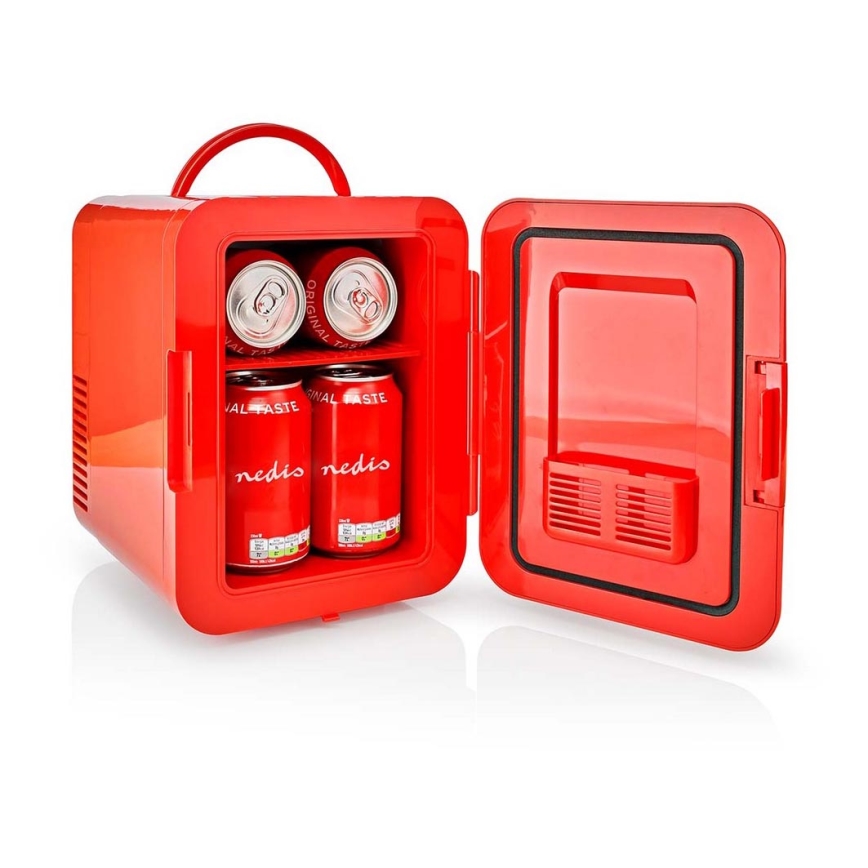 Pārnēsājams mini ledusskapis 50W/230V sarkans