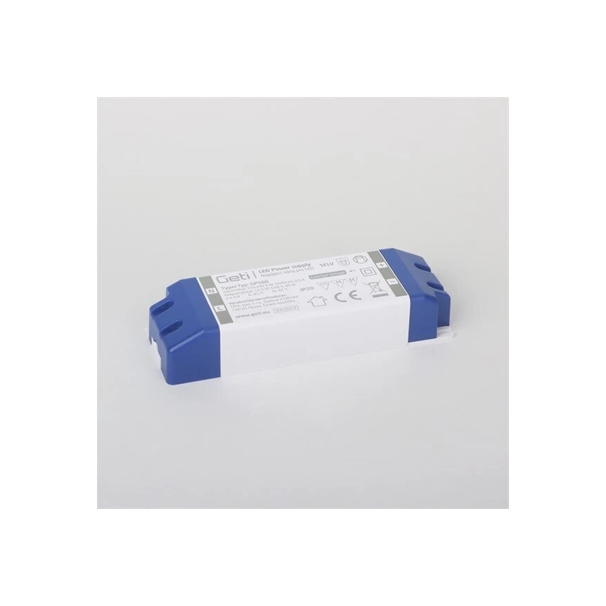 Pārslēdzams barošanas avots LED joslām 80W/12V IP20