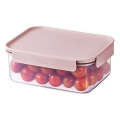 Pārtikas kārba CLASSIC PLUS 1,65 l rozā/caurspīdīga