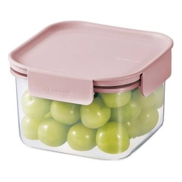 Pārtikas trauks CLASSIC PLUS 0,86 l rozā/caurspīdīgs