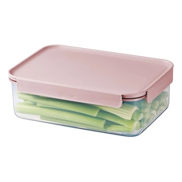 Pārtikas trauks CLASSIC PLUS 2,8 l rozā/caurspīdīgs