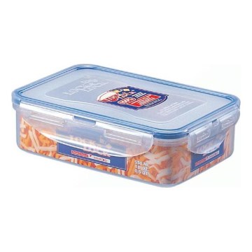 Pārtikas trauks LOCK 0,5 l zils/caurspīdīgs