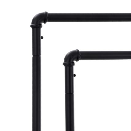 Pārvietojams brīvi stāvošs pakaramais LINEA, melns