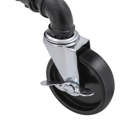 Pārvietojams brīvi stāvošs pakaramais LINEA, melns