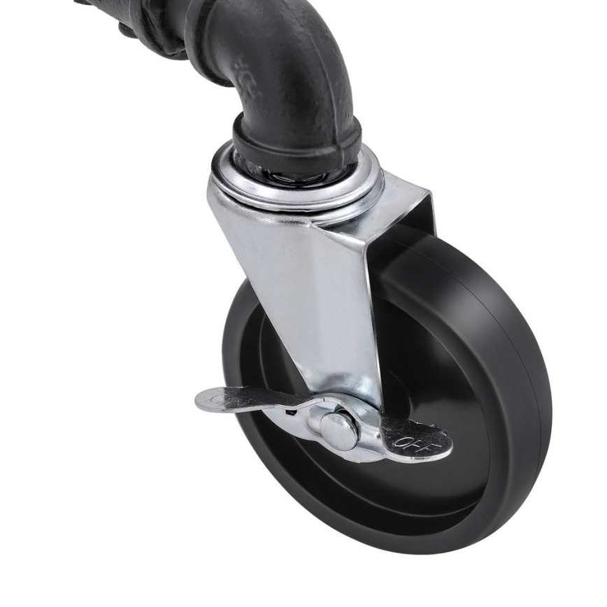 Pārvietojams brīvi stāvošs pakaramais LINEA, melns