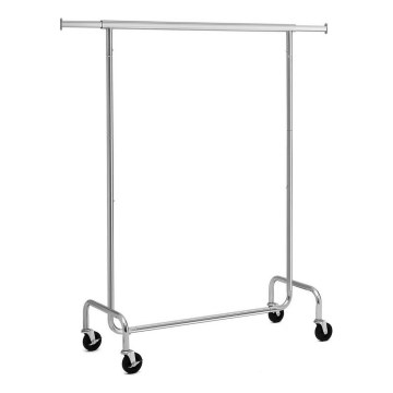 Pārvietojams pakaramais JEAN 110/150x160x45 cm sudraba krāsā