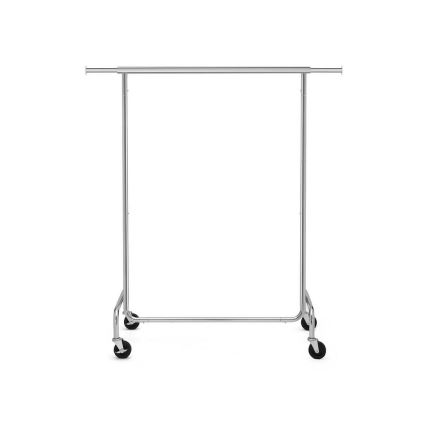 Pārvietojams pakaramais JEAN 110/150x160x45 cm sudraba krāsā