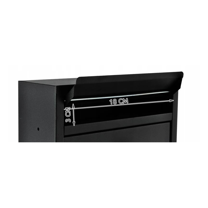 Pasta kaste 21,7x32 cm melna