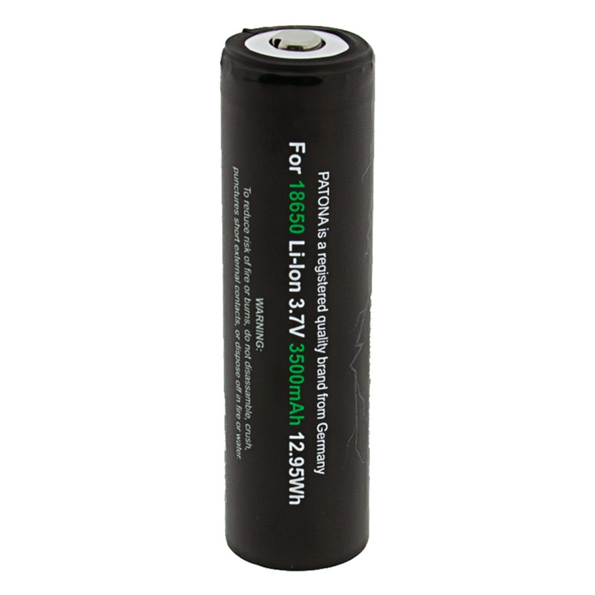 PATONA - 18650 Li-Ion akumulators 3500 mAh PREMIUM 3,7 V