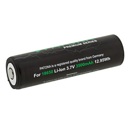 PATONA - 18650 Li-Ion akumulators 3500 mAh PREMIUM 3,7 V