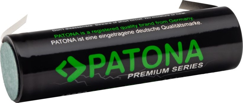 PATONA - Akumulators 18650 Li-lon 3000mAh PREMIUM 3,7V ar slokšņu spailēm lodēšanai