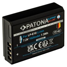 PATONA - Akumulators Canon LP-E10 1020mAh Li-Ion Platinum USB-C lādētāju