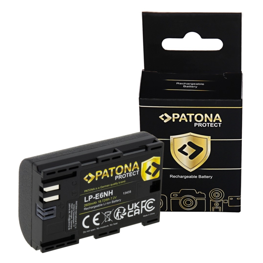 PATONA - Akumulators Canon LP-E6NH 2600mAh Li-Ion Protect EOS R5/R6