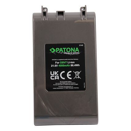 PATONA - Akumulators Dyson V7 4000mAh Li-lon 21,6V PREMIUM