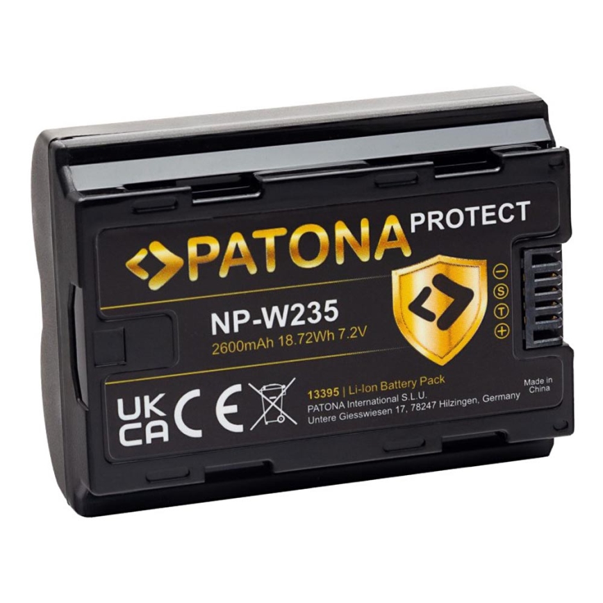 PATONA - Akumulators Fuji NP-W235 2600mAh Li-Ion 7,2V Protect X-T4