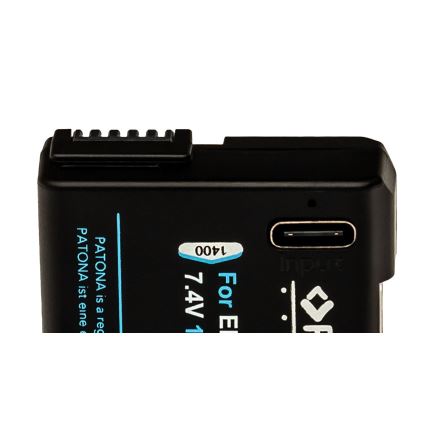 PATONA - Akumulators Nikon EN-EL14/EN-EL14A 1030mAh Li-Ion Platinum USB-C lādētāju