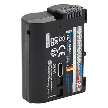 PATONA - Akumulators Nikon EN-EL15C 2600mAh Li-Ion Platinum USB-C