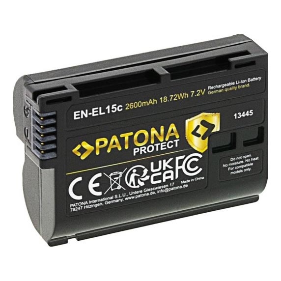 PATONA - Akumulators Nikon EN-EL15C 2600mAh Li-Ion Protect