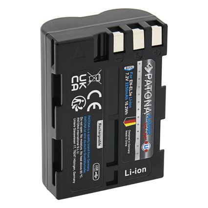 PATONA - Akumulators Nikon EN-EL3E 2250mAh Li-Ion Platinum USB-C uzlāde