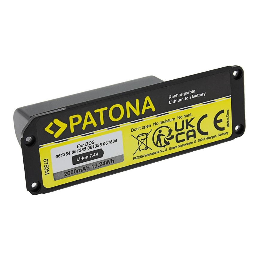 PATONA - Akumulators priekš BOSE Soundlink Mini 1 2600mAh 7,4V Li-lon + piederumi