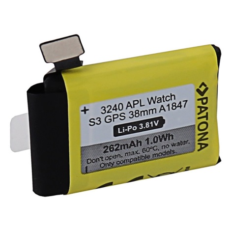 PATONA - Apple Watch baterija 3 GPS 262mAh A1847 38 mm