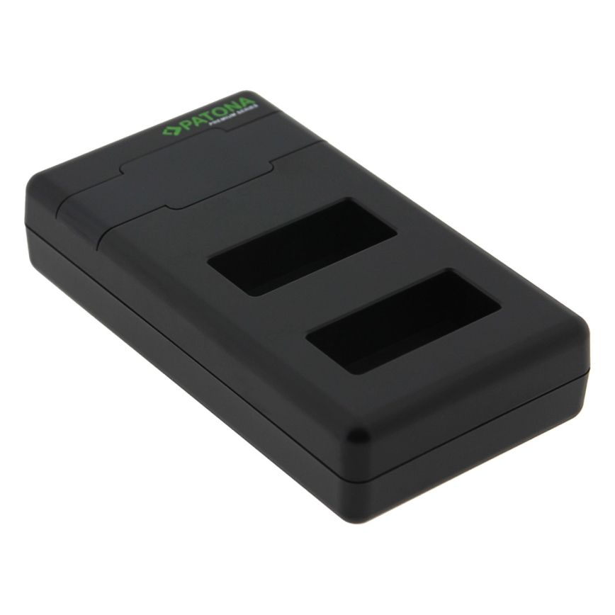 PATONA - Ātrs lādētājs Dual Canon LP-E17 + vads USB-C 0,6m