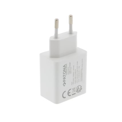 PATONA - Lādēšanas adapteris Power delivery 35W 2xUSB-C -PD 3.0