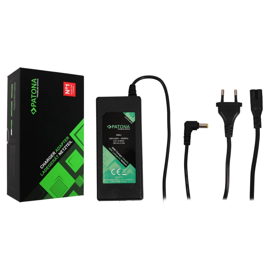 PATONA - Lādētājs Asus PREMIUM 19V/7,1A 135W savienotājs 5,5x2,5mm